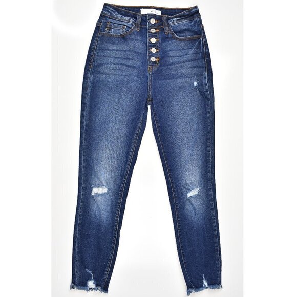 KanCan Karlee High Rise Ankle Skinny Jeans 3/25 - Picture 1 of 7